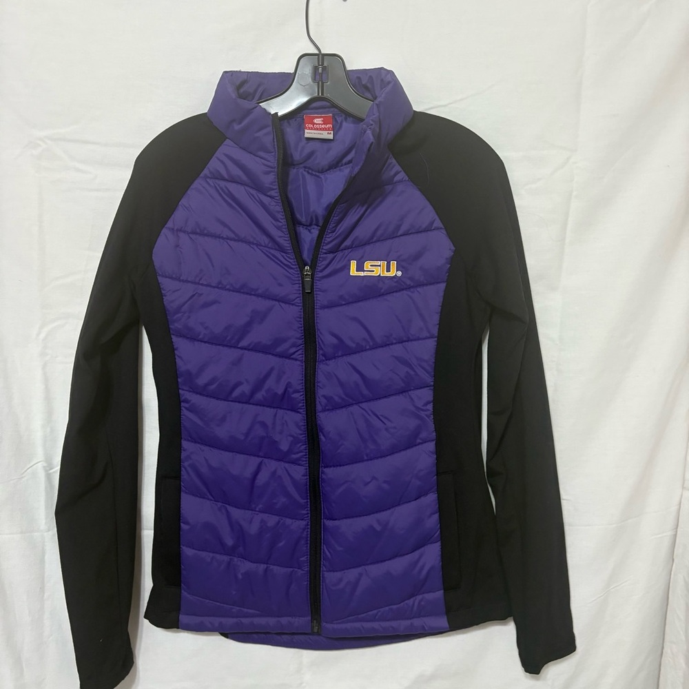 LSU Tigers purple and black full-zip jacket - Picture 2 of 10